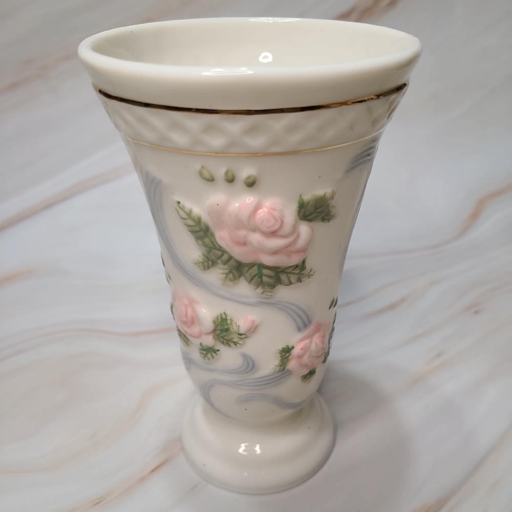Vintage Princess House Rose Garland Vase